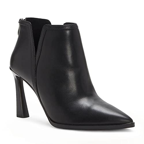 Juliet Holy Womens High Heel Booties Pointed Toe V Cut Back Zipper Short Dress Ankle Boots