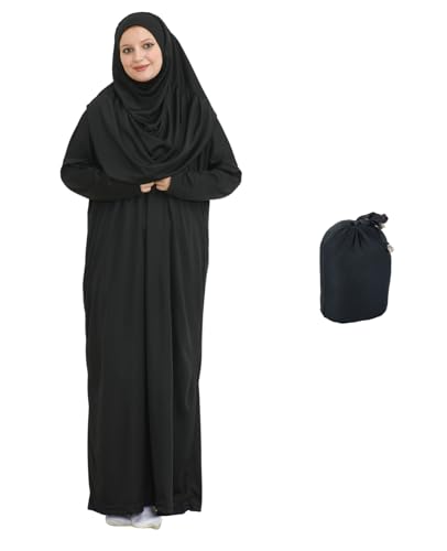 Prien Muslim Dress For Women With Hijab, Abaya, Instant Prayer Clothes Set, Islamic Wear, Dubai Kaftan Jilbab Burqa