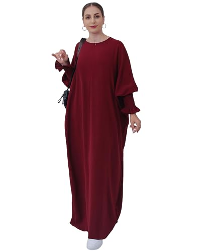 Zofocy Muslim Prayer Abaya Islamic Women Lightweight Maxi Dress Long Sleeve Ladies Dubai Kaftan